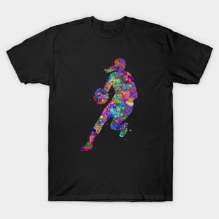 Basketball player girl watercolor T-Shirt